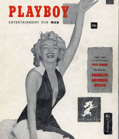 Monroe on the first Playboy cover